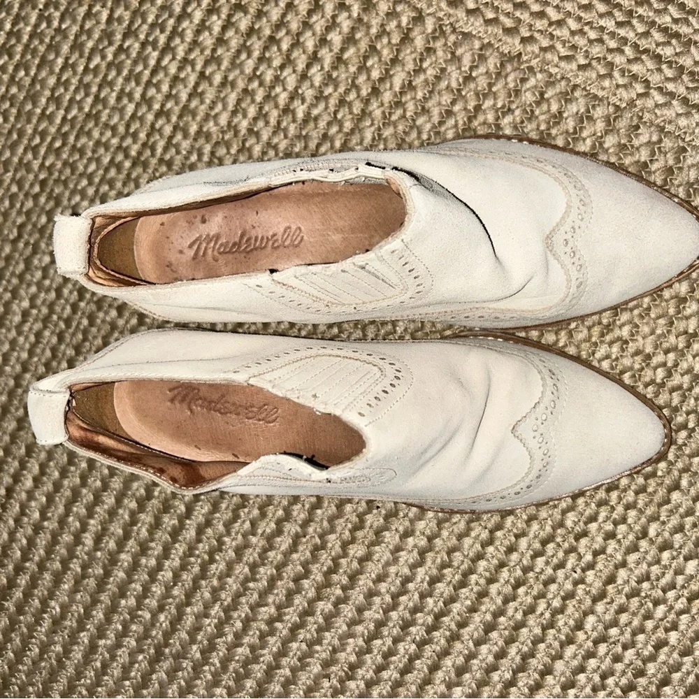 Madewell Cream Ankle Booties - Picture 6 of 6